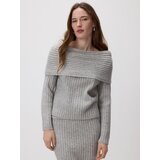 Reserved Pulover s otvorenim ramenima - svijetlo siva | shoptok.hr