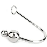 Anal Hook Double Balls 25+40mm Silver