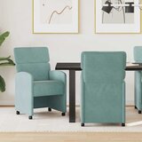 vidaXL Jedilni stoli 2 pcs morsko zelena 58 x 65 x 98 cm Žamet | Shoptok.si