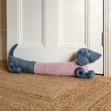 Rex London Rožnato-siva zaščita za vrata proti prepihu 17x76 cm Sausage Dog – | Shoptok.si