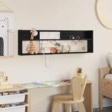  Polica za časopise s policom Zidne Crni hrast 100 x 12 x 30 cm | shoptok.hr