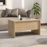  Stolić za kavu boja hrasta 80x50x42 5 cm konstruirano drvo | shoptok.hr
