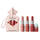 MAC Cosmetics Holiday Wildest Gleams Mini Lusterglass Lip Trio poklon set za usne nijansa Classics 1 kom Cijene