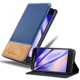 Cadorabo Case, združljiv s Samsungom v temno modro rjavi barvi - zaščitni pokrov z magnetnim zapiranjem, stoječo funkcijo in režo za kartico, (20587010) Cene