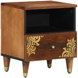 vidaXL Nočna omarica 40x33x46 cm trd les mango | Shoptok.si