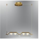 Opviq Luster 3436-2AS-03, 75 cmx12 cmx120 cm, 4x1.5W G4, Zlatne boje | Eponuda.ba