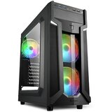 Sharkoon Kućište gaming, VG6-W RGB, ATX, ventilator 3×120 mm LED, 2xUSB3, Window | Eponuda.ba