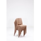 Hanah home baštenski set rattan 80x80 small masa takimi cappucino | ePonuda.com