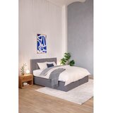Bonami Selection Siva boxspring postelja 160x200 cm Olia Bold Line – | Shoptok.si
