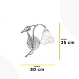  ONLI - Zidna svetiljka VANDA 1xE14/6W/230V | Eponuda.com
