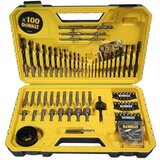 Dewalt DT71563 Drill and bit set 100 pieces black, yellow | shoptok.hr