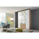 Modern Living Omara S Klasičnimi Vrati Hildesheim, Bela, Barva Hrasta | Shoptok.si