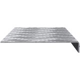 vidaXL Srebrna Aluminij 60 x 18 x 2.5 cm Stepenišne podloge Pravokutne Cijene