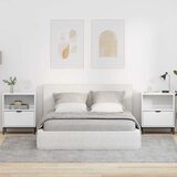  Noćni ormar 2 pcs Visoko sjajno bijela 49 x 36 x 61 cm | shoptok.hr