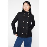 Trendyol Coat - Black - Double-breasted