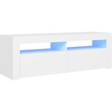 Furnova TV omarica z LED lučkami bela 120x35x40 cm, (21924339) | Shoptok.si
