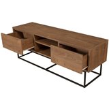 Kalune Design TV komoda u dekoru oraha u prirodnoj boji 140x50 cm Rodez – | shoptok.hr