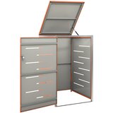  Spremište za kantu za smeće 69x77,5x112,5 cm nehrđajući čelik | shoptok.hr