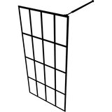Pregrada za tuširanje od mutnog kaljenog stakla 118 x 190 cm | shoptok.hr