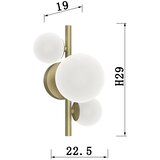  ONLI - Zidno svetlo PALOMA 3xG9/10W/230V zlatno | Eponuda.com