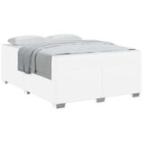 vidaXL Krevetna konstrukcija Bijelo 160 x 200 cm Umjetna koža | shoptok.hr