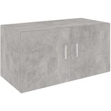 Maison Chic Stenska omarica - Zidna omarica betonsko siva 80x39x40 cm inženirski les iu355, (22063299) | Shoptok.si