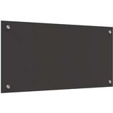 vidaXL Kuhinjska obloga Tamnosiva Kaljeno staklo 80 x 40 x 0.6 cm | shoptok.hr