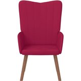  Stolica za opuštanje crvena boja vina baršunasta | shoptok.hr