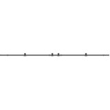 Pribor za klizna vrata 427 cm čelični crni | shoptok.hr