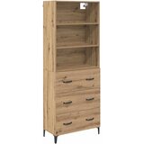  Highboard Umjetnički hrast 69,5 x 34 x 180 cm Konstruirano drvo | shoptok.hr