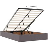  Konstrukcija postelje z vzmetnico Siva 120 x 190 cm Umetna koža, (5000069780) | Shoptok.si