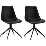 Furnhouse Garnitura 2 črnih jedilnih stolov Isabel, (21151588) | Shoptok.si