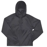 VJETROVKA S KAPULJAČOM ZIP UNISEX B&C # RESET LINED WINDBREAKER TAMNO SIVA XL