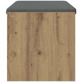  Klupa za hodnik s jastukom Umjetnički hrast 80 x 38 x 46 cm | shoptok.hr