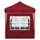  Rastezljivi šator za zabave 195 x 195 x 245 cm Tamno crvena | shoptok.hr