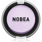 NOBEA Day-to-Day Mono Eyeshadow sjenilo za oči sa šljokicama nijansa Baby pink 3,5 g