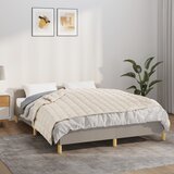 vidaXL Teška deka svijetla krem 135x200 cm 10 kg od tkanine Cijene