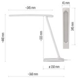  Namizna LED svetilka CHASE bela | Shoptok.si