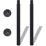  Teleskopske noge za stol 4 kom crne 710 - 1100 mm | Eponuda.ba