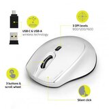 Port Designs Port miš OFFICE PRO SILENT, bežični, bijeli | shoptok.hr