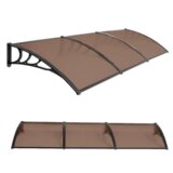 Nadstrešnica 270x100cm Crna Bronza 5mm Leksan | Eponuda.com
