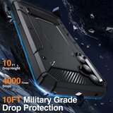 Techsuit Hybrid Armor Kickstand zaštitna maska za Samsung Galaxy A54 - crna | shoptok.hr