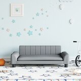 vidaXL Dječja fotelja svjetlosiva 90 x 53 x 30 cm od tkanine Cijene