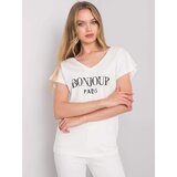 FANCY T-shirt-FA-TS-7142.37P-ecru | Shoptok.si