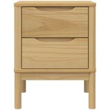  Noćni ormarić FLORO voštano smeđi 45x39x57 cm masivna borovina | Eponuda.com