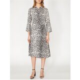 Koton Women's Brown Leopard Pattern Dress 9YA88325PW | Shoptok.si