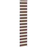 Zebra zavjesa smeđa 50x230 cm širina tkanine 45,9 cm poliester | shoptok.hr