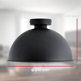  b.k. licht 1322 - plafonsko svetlo 1xE27/60W/230V crna/zlatna | Eponuda.com