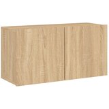 Maison Chic Stenska TV omarica - TV stojalo - Televizijska omarica sonoma hrast 80x30x41 cm, (21698781) Cene