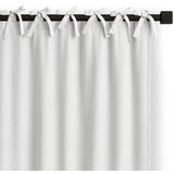 Restilo CARLI curtain, colour white, plain, classic style, ties 25 x 1.5 cm, fabric type Oxford, 140 x 250 cm Cijene